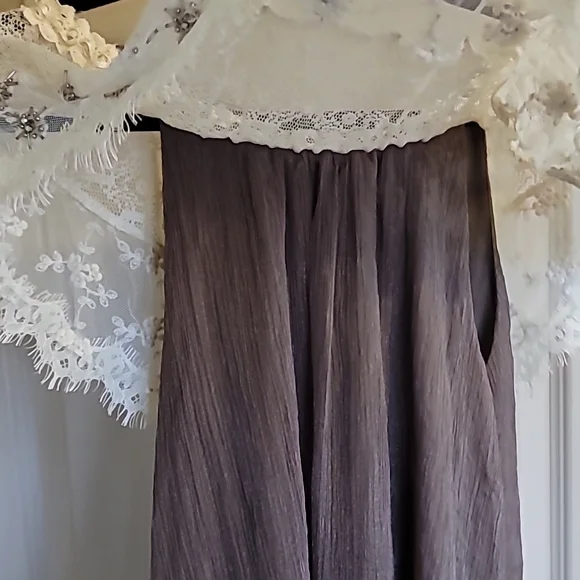 Small Altar'd State Sleeveless Dress with lace neck and shoulder cover - Picture 2 of 7